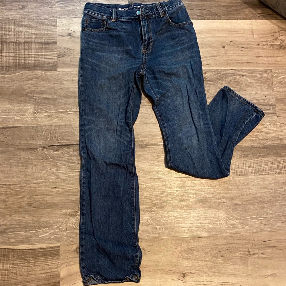 Gap Kids Straight Cut Blue Jeans